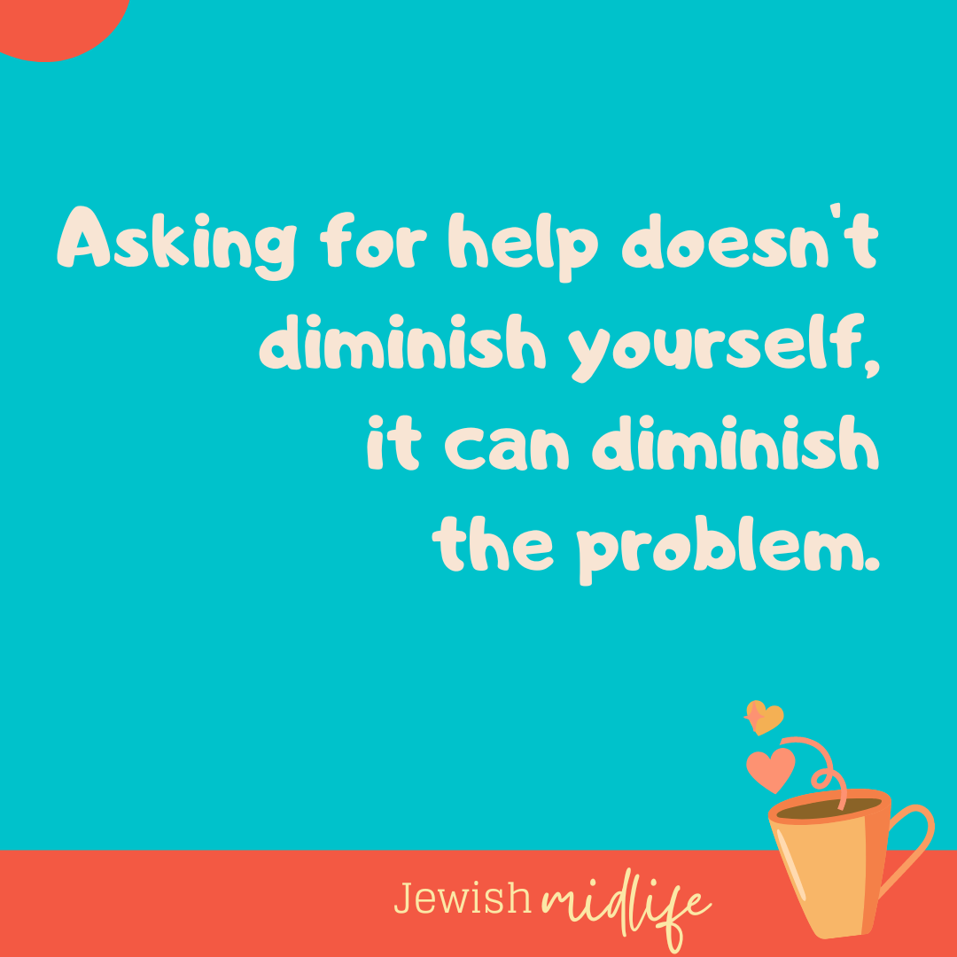 Asking for help diminishes problem